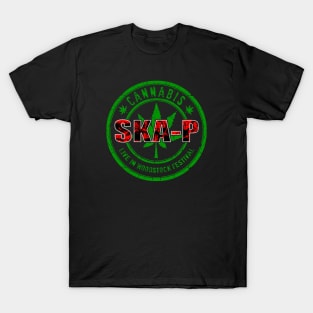 Ska-P Cannabis Live In Woodstock Festival T-Shirt